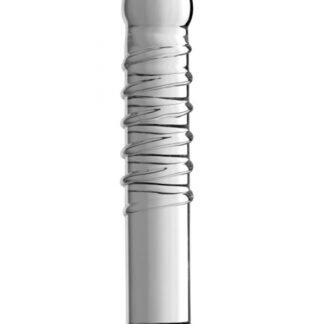 Behemoth Ribbed XL Glass Dildo