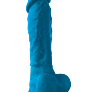 ColourSoft - 8" Soft Dildo - Blue