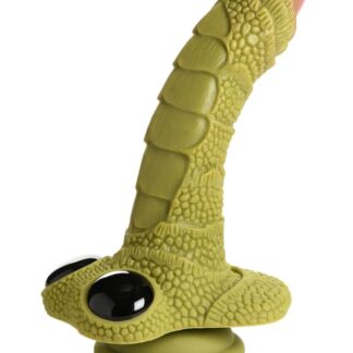 Creature Cocks - Swamp Monster - Green Scaly Silicone Dildo