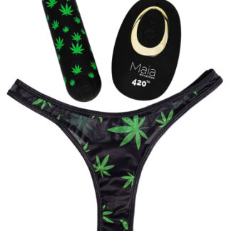 Date Night 420 Remote Control Panty Vibe - Small/Medium