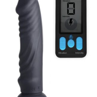 E-Stim Pro 5X Vibrating Dildo with Remote Control