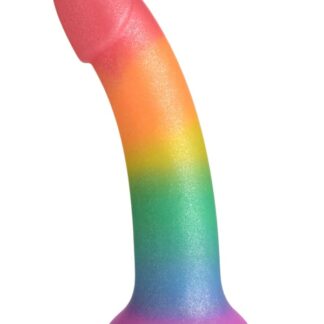 Simply Sweet Phallic Rainbow Dildo