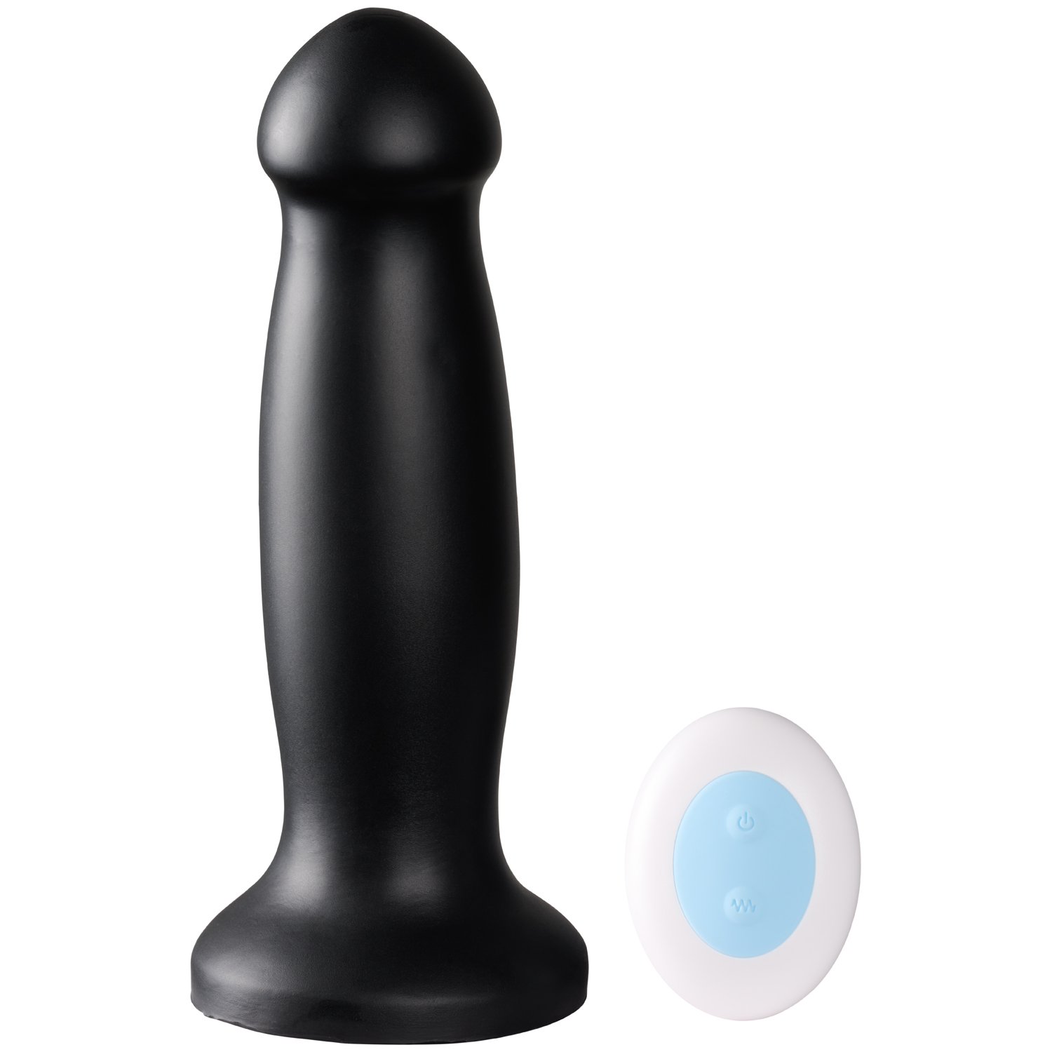 Hismith KlicLok Vibrating Dildo 7.1 inches - Black