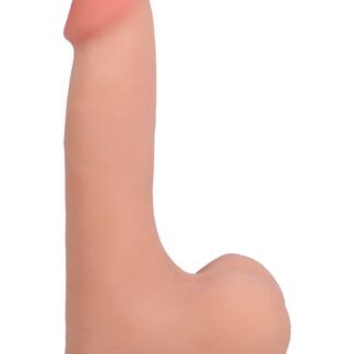 The Realistic Cock - With Removable Vac-U-Lock Suction Cup - ULTRASKYN - 7" (with Balls) - Vanilla