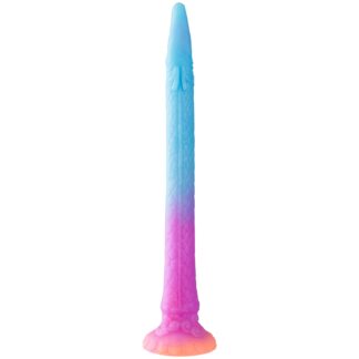 Creature Penises Makara Glow-In-The-Dark Silicone Snake Dildo 18.1 inches - Mixed colours