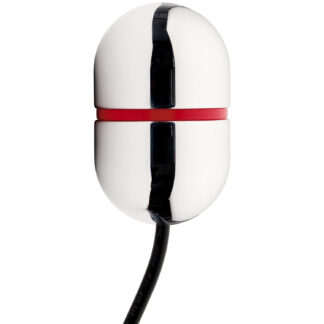 E-stim Systems E-stim Large Electro Egg - Silver - M