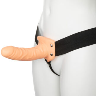 Fetish Fantasy Nude Hollow Strap-On For Him or Her - Nude