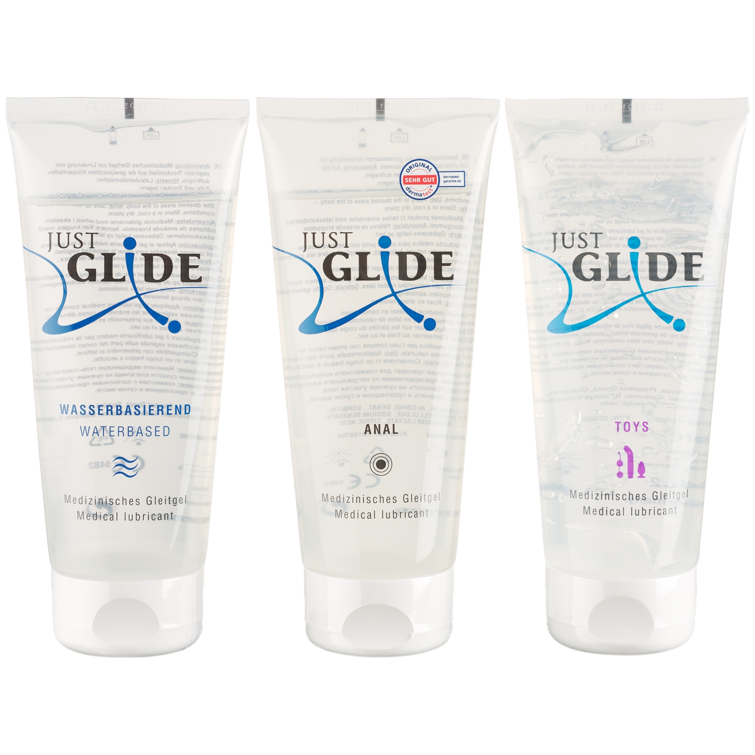 Just Glide Lubricant Set 200 ml - Clear
