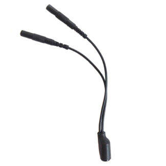 Mystim Adapter Circular Connector for 2 mm Socket - Black