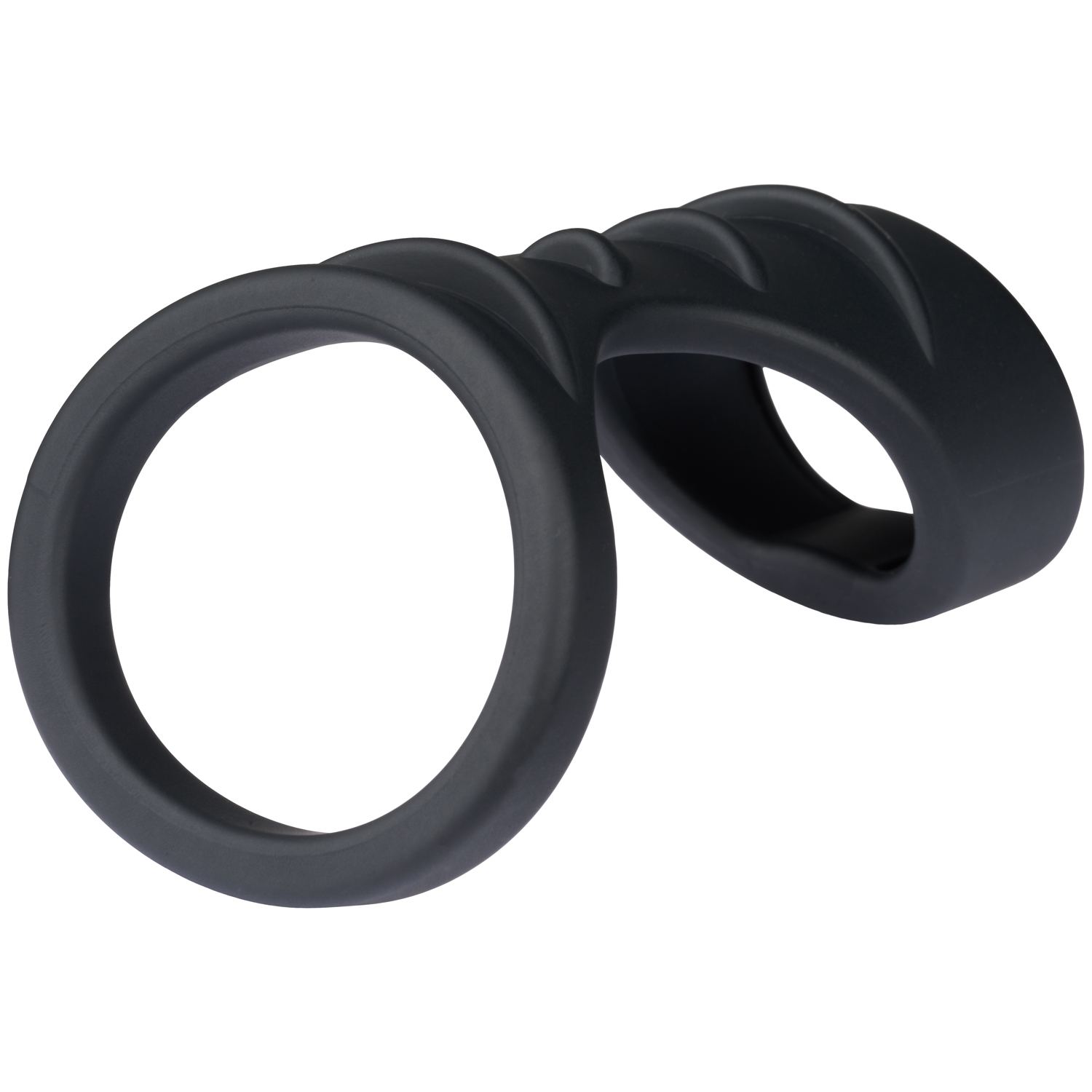 Sinful Couple's Texture Penis Ring - Black