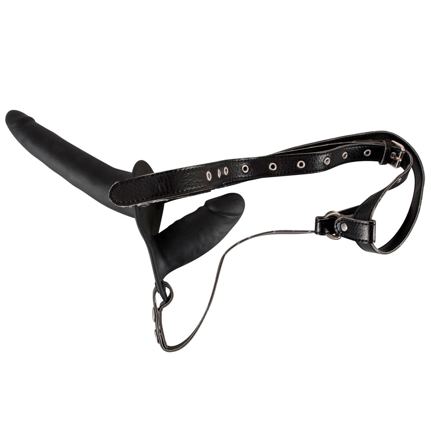 You2Toys Adjustable Double Strap-on 5.9 inches - Black