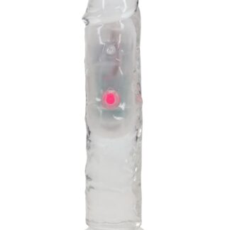 RealRock LED Vibrating Dildo with Remote Control - 6"