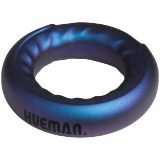 Hueman Saturn Vibrating Penis & Ball Ring - Dark Blue