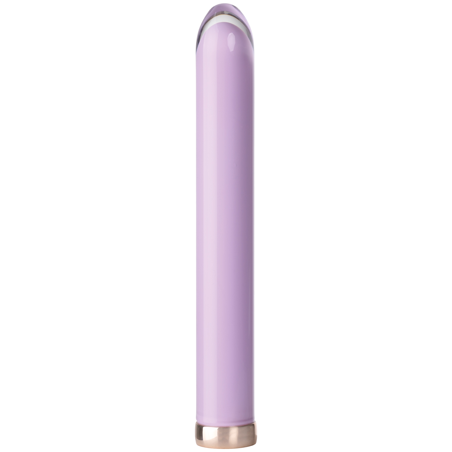 baseks Rechargeable Smooth Glass Vibrator - Light Purple