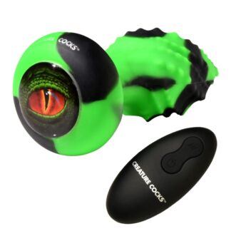 Eye of the Spawn Vibrating and Squirming Silicone Butt Plug