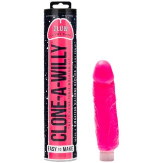 Clone-A-Willy DIY Homemade Dildo Clone Kit Glow In The Dark - Pink