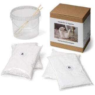 Baseks Do-It-Together Plaster Hand Casting Kit - White