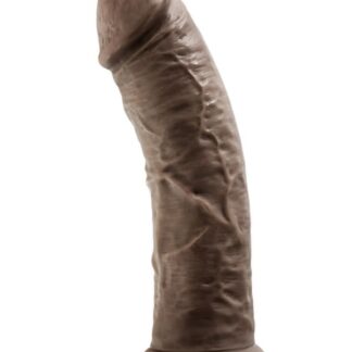 Dr. Skin Glide - 8" Self Lubricating Dildo - Chocolate