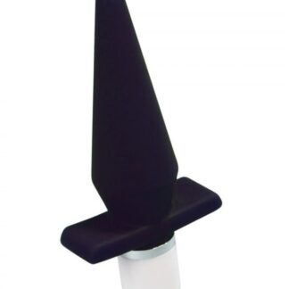 Rio Vibrating Silicone Buttplug - Black