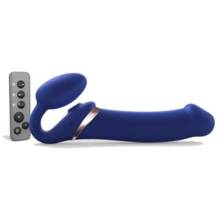 Strap-On-Me Multi-Orgasm Bendable Strap-On - Night Blue - X-Large