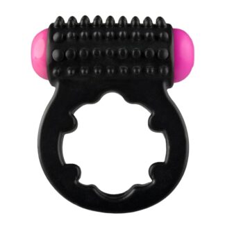 Sugar Buzz Vibrating Cock Ring - Black