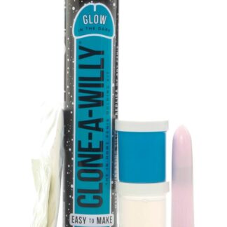 Clone-A-Willy Glow In The Dark Vibrator Kit - Pink