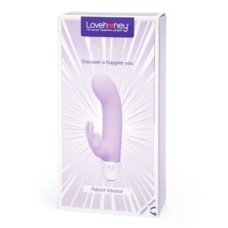Lovehoney Frisky 10 Function Silicone Rabbit Vibrator Purple