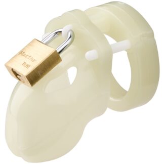 CB-X Mr. Stubb Glow in the Dark Chastity Cock Cage - Neon