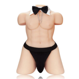 Channing: 33.07LB Big Dick Male Torso Sex Doll Threesome - Fair