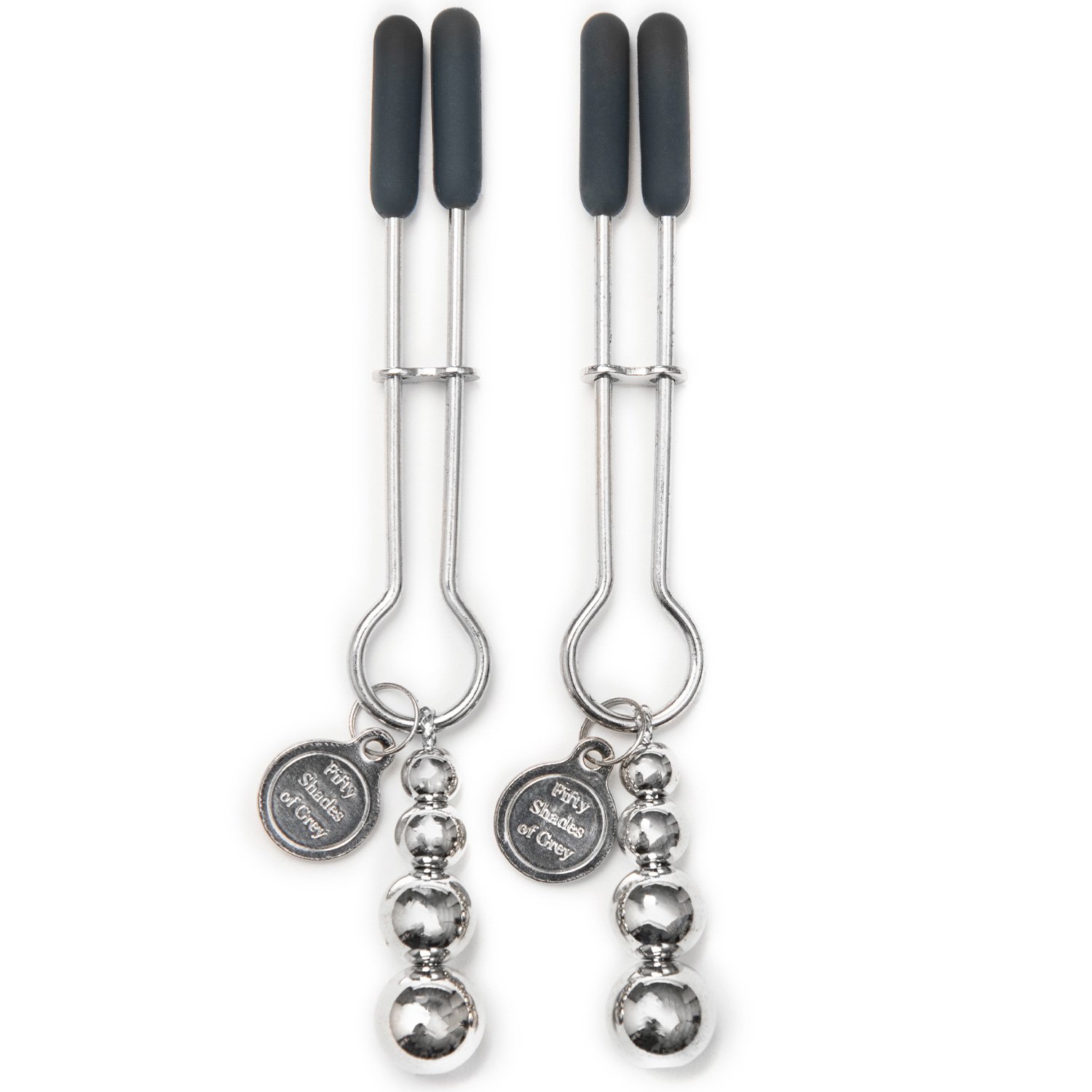 Fifty Shades of Grey The Pinch Adjustable Nipple Clamps - Silver