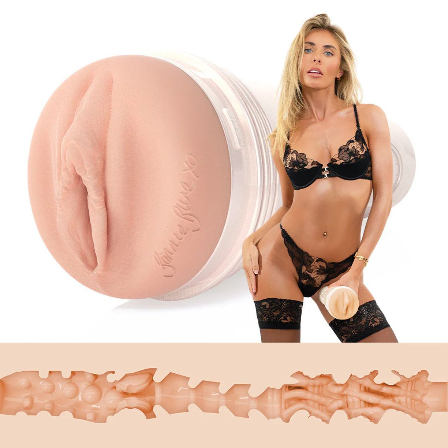 Fleshlight Girls Bonnie Blue 1K Signature Vagina - Nude