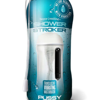 Happy :) Ending Vibrating Shower Stroker - Pussy