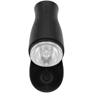 Hidden Desire Fusion X Deep Squeeze Nutbuster Masturbator - Black