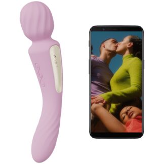 LELO Switch Double-Sided Wand Vibrator - Pink