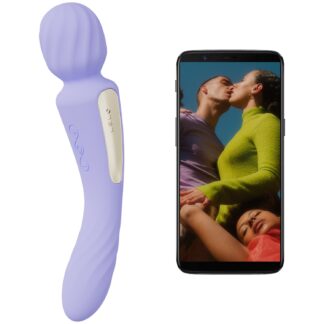 LELO Switch Double-Sided Wand Vibrator - Purple