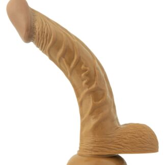 Latin American Whoppers 8" Dong with Balls - Caramel