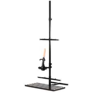 Master Series Ultimate Enforcer Forced Orgasm Tower with Sex Machine - Black