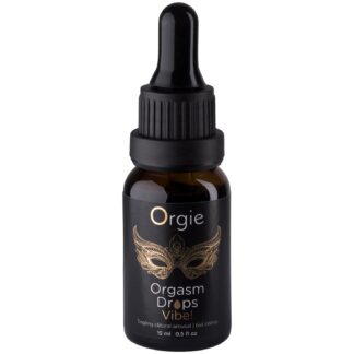 Orgie Orgasm Drops Vibe! Intimate Gel 15 ml - Black
