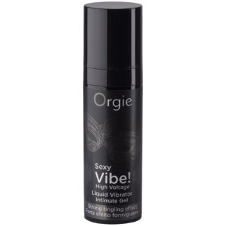 Orgie Sexy Vibe! High Voltage Liquid Vibrator Intimate Gel 15 ml - Black