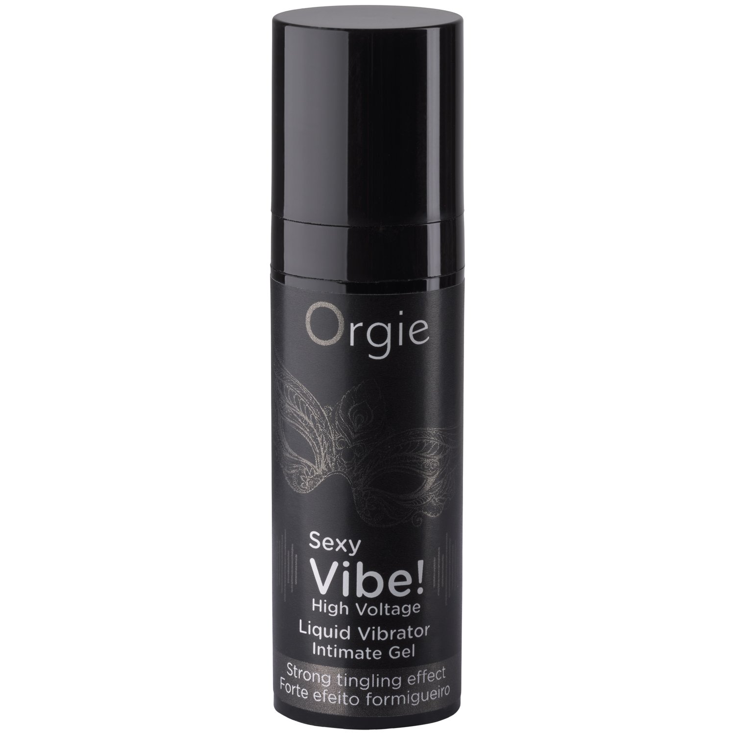 Orgie Sexy Vibe! High Voltage Liquid Vibrator Intimate Gel 15 ml - Black