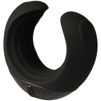 Rocks Off Echo Vibrating C-Shape Masturbator - Black