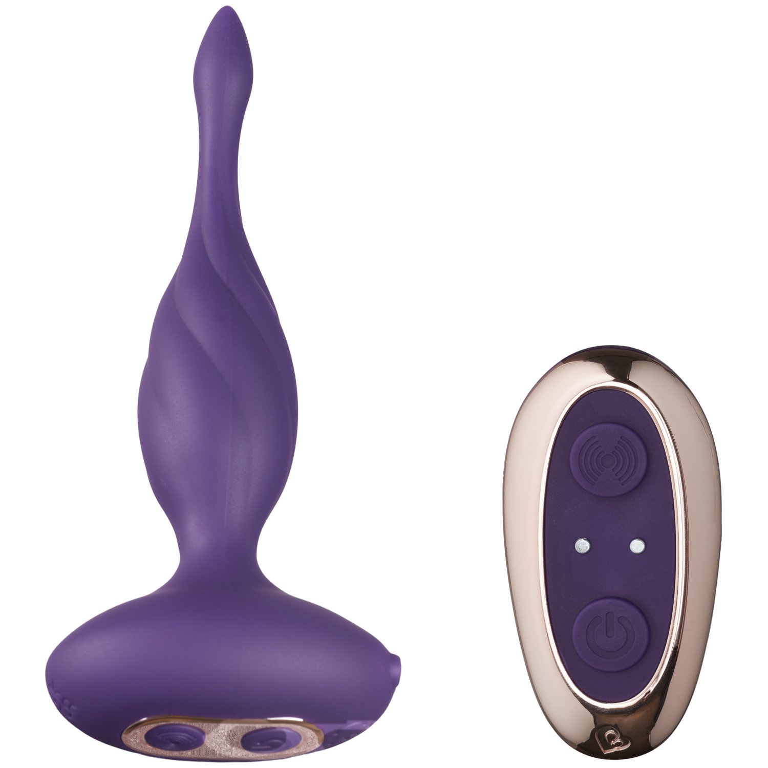 Rocks Off Petite Sensations Discover Remote-controlled Butt Plug - Purple