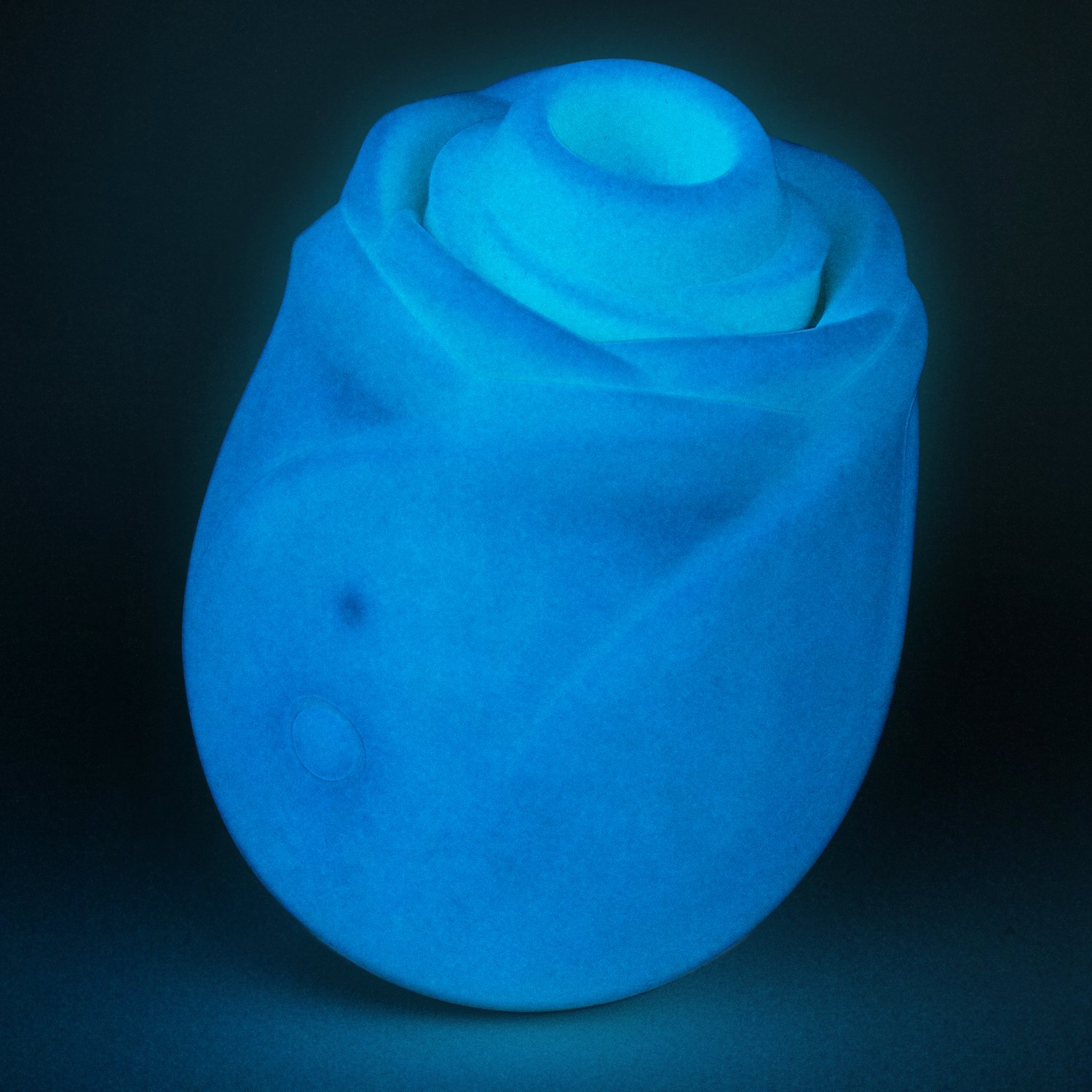 Romp Rose Glow Clitoral Stimulator - Turquoise