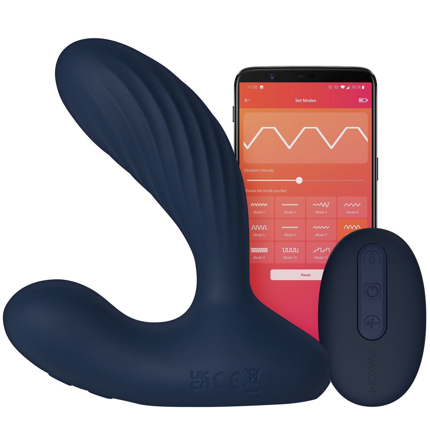Svakom Vick Neo 2 Prostate Vibrator - Blue