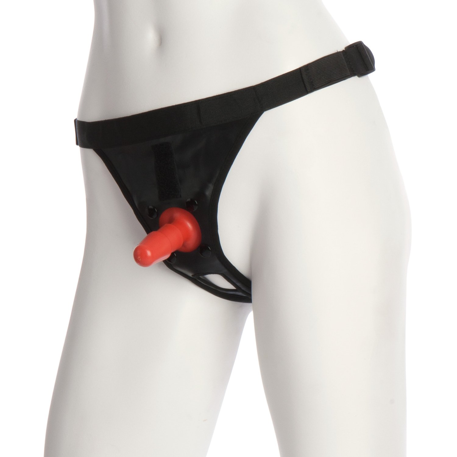 Vac-U-Lock Ultra Harness 2 With Plug For Dildo - Black